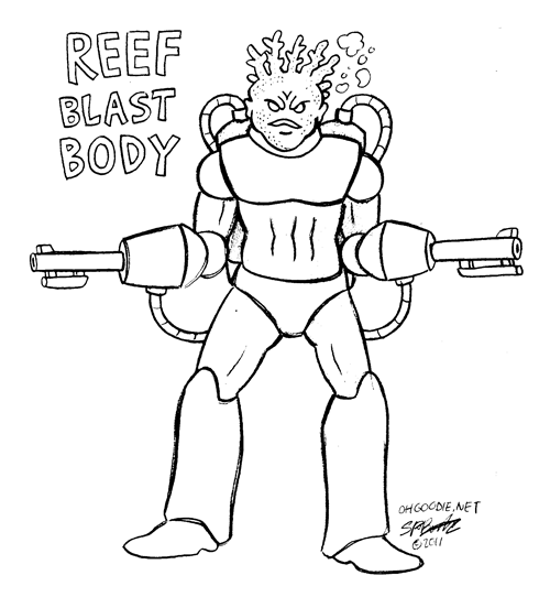 Sketch Week #19 – “Reef Blastbody”